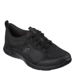 Image of Skechers Sandwich Mesh Lace-Up W - Black