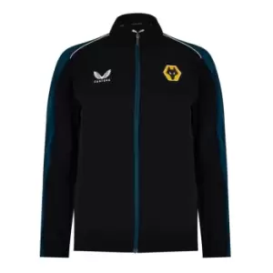 Image of Castore Wolverhampton Wanderers Travel Jacket - Black