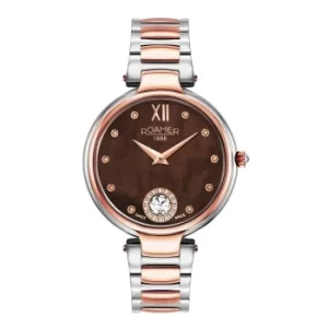 Image of Roamer 600843 49 69 50 Two Tone Aphrodite Brown Mother Of Pearl Dial W