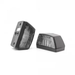 Image of HELLA Number Plate Light VW,MERCEDES-BENZ,SCANIA 2KA 003 389-061 1280716,41822954,21EK10161 Licence Plate Light 41623679,41822954,41822954EC502680