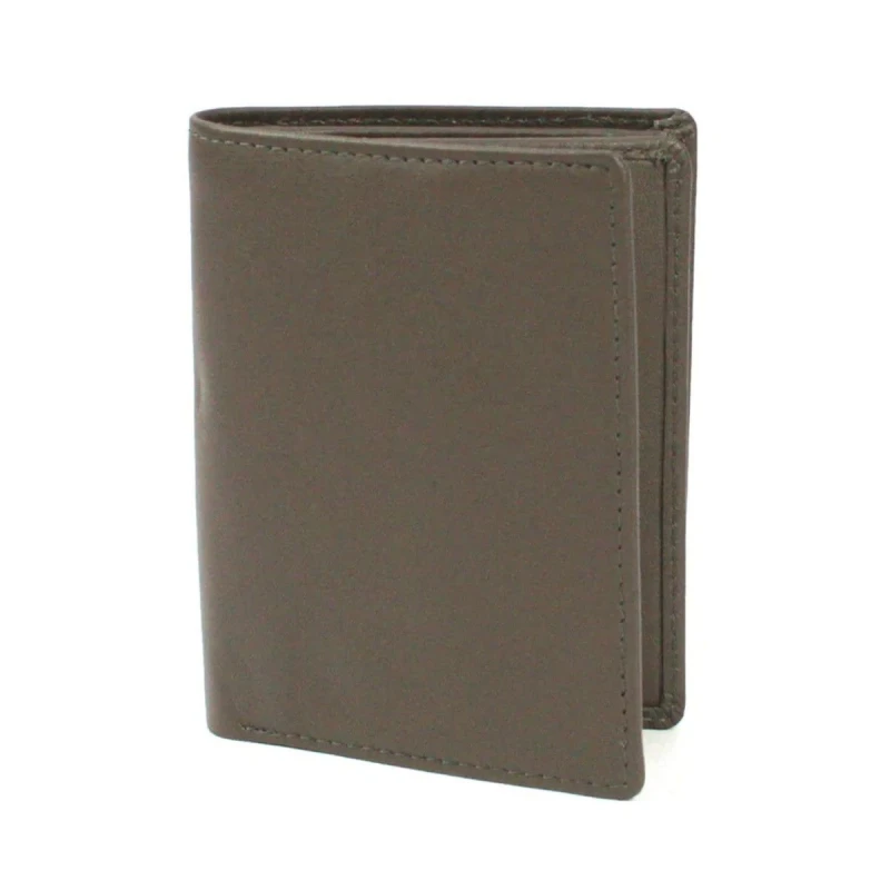 Image of Eastern Counties Leather Dylan Bi-Fold Leather Card Wallet in Taupe Unisex One Size