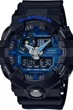Image of Mens Casio G-Shock Alarm Chronograph Watch GA-710-1A2ER