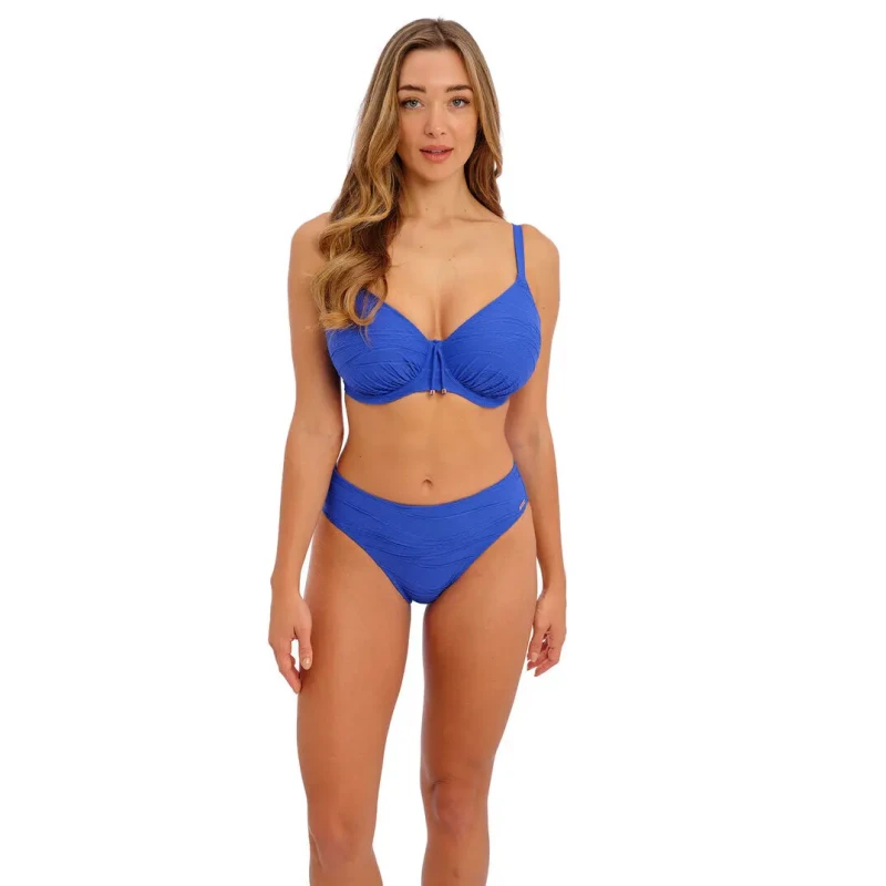 Image of Fantasie Womens mid-rise swimsuit bottom Fantasie Beach Waves Ultramarine Bleu Female L