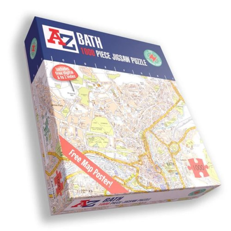 Image of A to Z A to Z Map of Bath 1000 Piece Jigsaw Puzzle