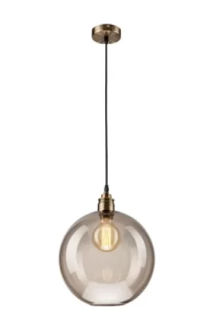 Image of Globe Pendant Ceiling Lights Patina, 1x E27