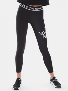 Image of The North Face Flex Mid Rise Tight - Black, Size S, Women