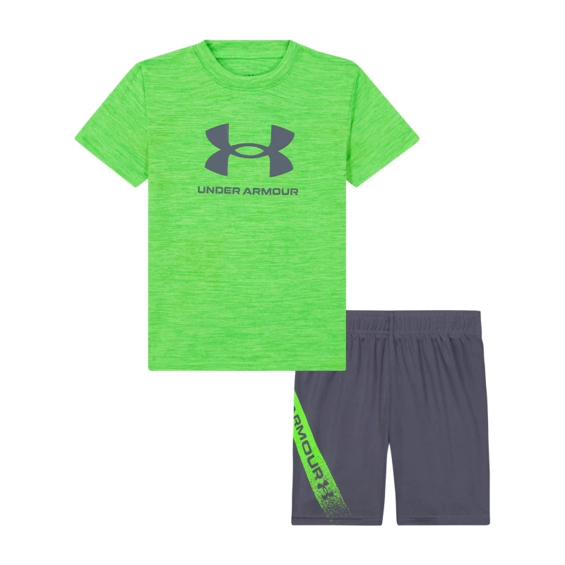 Image of Under Armour Kids Pack Tech T-Shirt Hyper Green male 2 - 3 Years