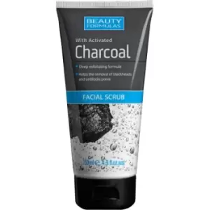 Image of Beauty Formulas Charcoal Facial Scrub 150ml