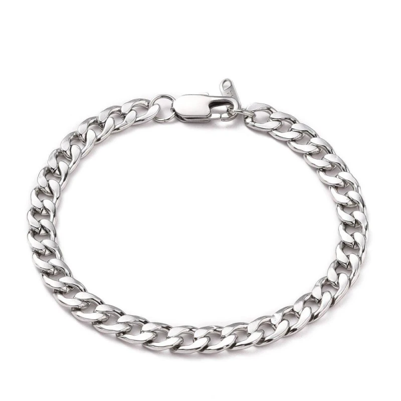 Image of Aye Do Gifts Mens Curb Chain Bracelet 2898-NP Silver male One Size