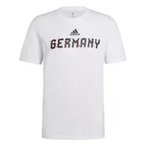 Image of adidas Fifa World Cup Qatar 2022 Germany T-Shirt in White
