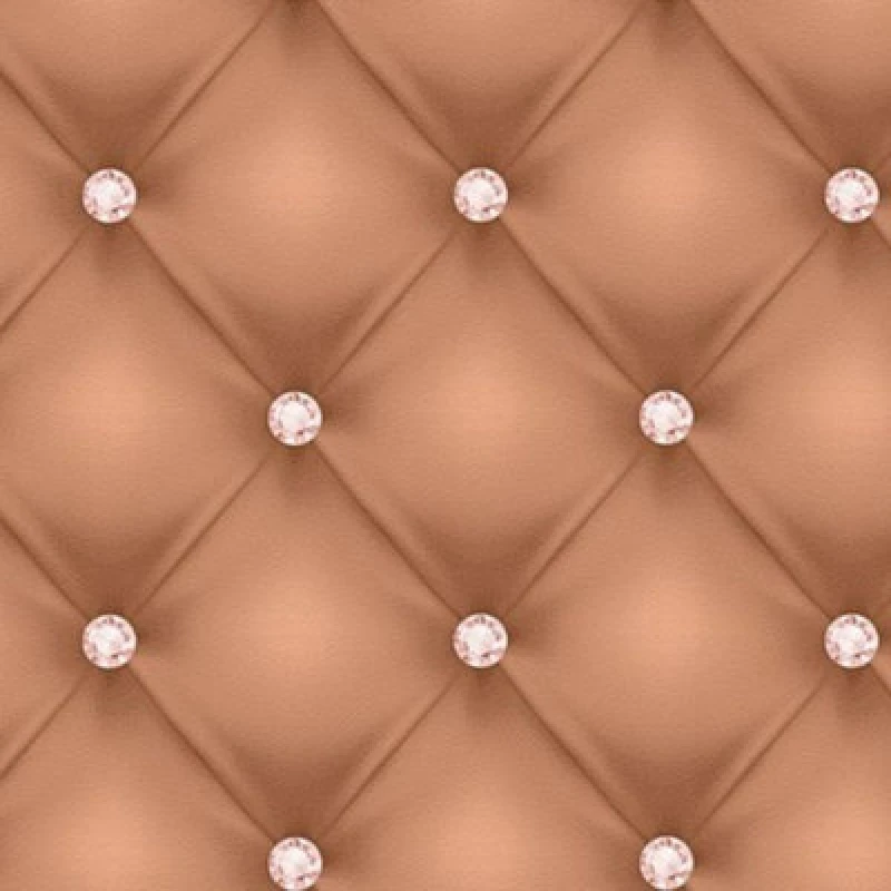 Image of As Creation Chesterfield Brown Leather Look Wallpaper Upholstery Paste The Wall