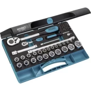 Image of Hazet Bit set Metric 1/2 (12.5 mm) 47 Piece 953SPC