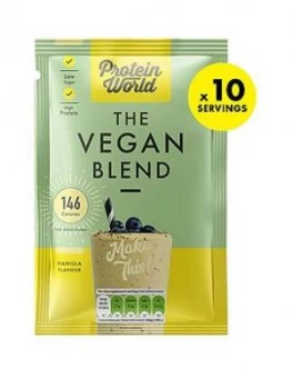Image of Protein World Vegan Blend Sachet Box - Vanilla (10X40G)