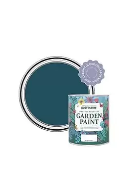 Image of Rust-Oleum Chalky Finish Garden Paint In Commodore Blue - 750 Ml Tin