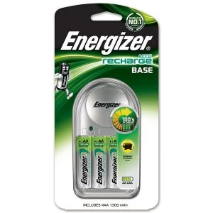 Image of Energizer Battery Charger with 4 x AA 1300mah Rechargeable Batteries