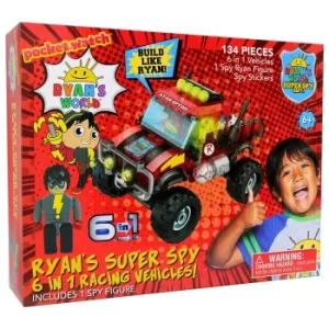 Image of Ryans World 6-in-1 Spy Racing Set