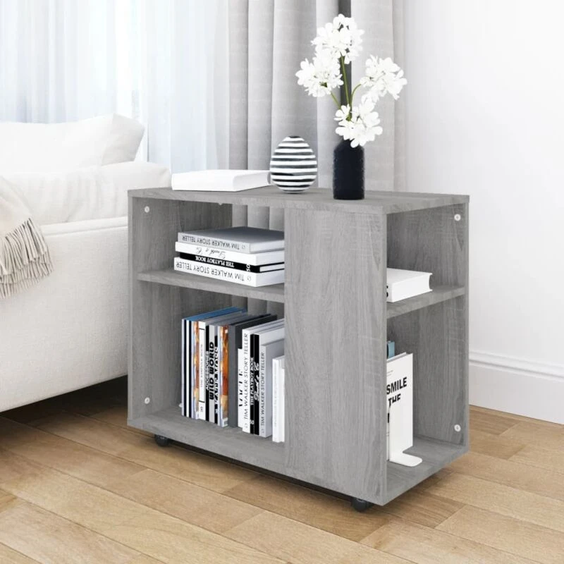 Image of VIDAXL Side Table Grey Sonoma 70x35x55cm Engineered Wood Vidaxl 8720286931714