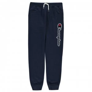 Image of Champion Logo Fleece Jogging Bottoms - Navy NVB BS538
