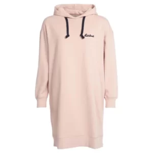 Image of Barbour Womens Betsy Longline Hoodie Rose Tan Medium