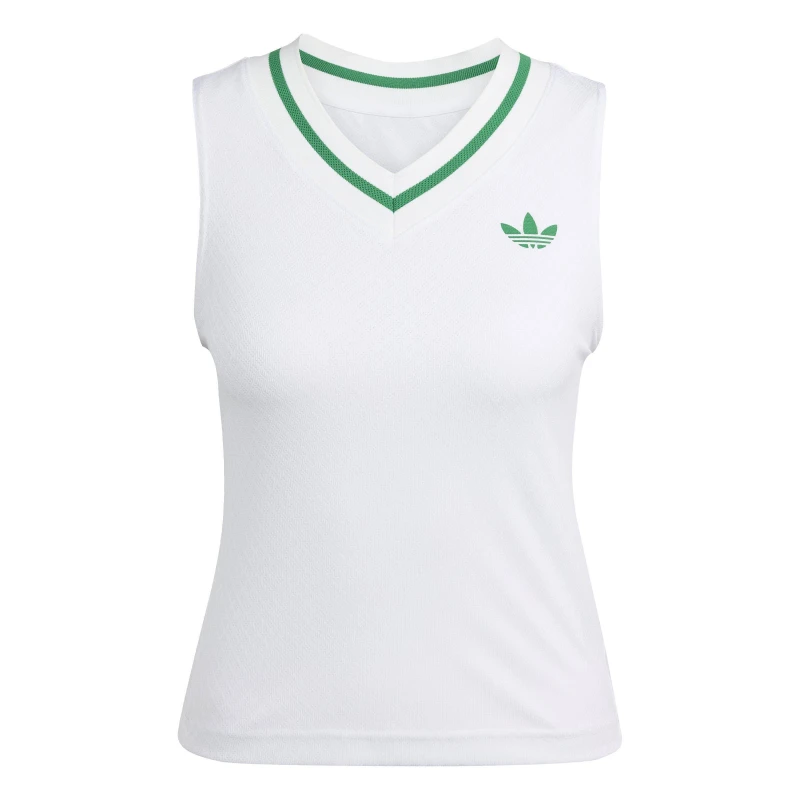 Image of adidas Wimbledon Pro Vest Womens White female 12 (M)