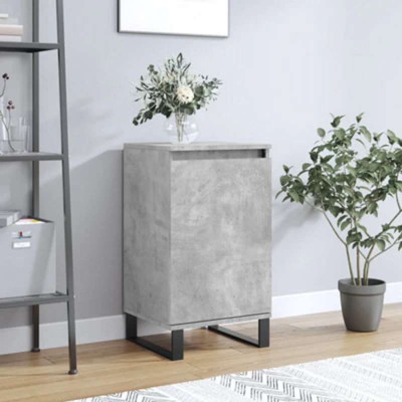 Image of Vidaxl Sideboard Concrete Grey 40X35X70 Cm Engineered Wood