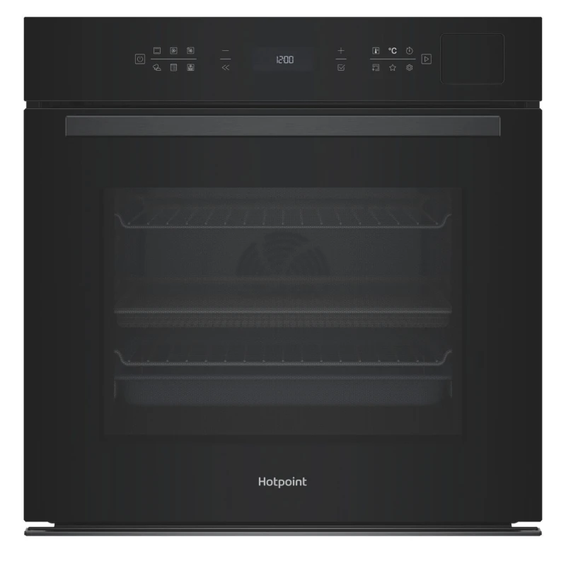 Image of Hotpoint Class 6 HOI6A8PT1SBUK Built In Electric Single Oven with Pyrolytic Cleaning - Black - A+ Rated