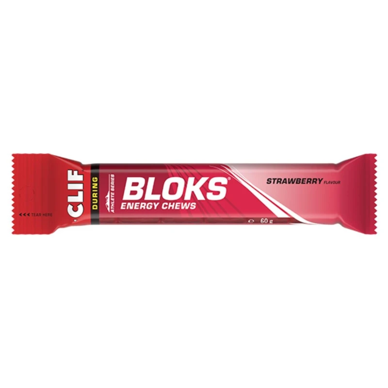Image of Clif Bar Shot Bloks (Box of 18) Strawberry unisex Box of 18