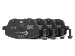 Image of ATE Brake pad set 13.0460-2883.2 Brake pads,Brake pad set, disc brake VW,SKODA,SEAT,POLO (9N_),Polo Limousine (9A4, 9A2, 9N2, 9A6)
