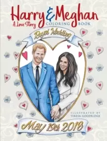 Image of Harry and Meghan: A Love Story Coloring Book