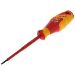 Image of Gedore VDE 2170 3 Slotted screwdriver Blade width: 3mm Blade length: 100 mm