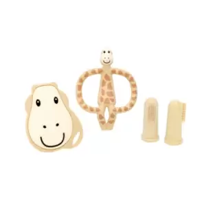 Image of Matchstick Monkey Gigi Giraffe Teething Starter Gift Set - Baby Gift Set