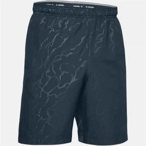 Image of Urban Armor Gear Woven Graphic Embroidered Shorts Mens - Blue
