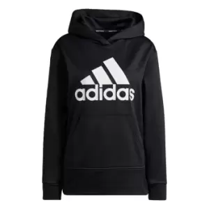 Image of adidas AEROREADY Big Logo Hoodie Womens - Black