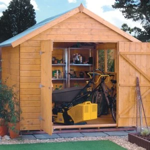 Image of Rowlinson Premier Range 10ft x 8ft Wooden Apex Garden Shed