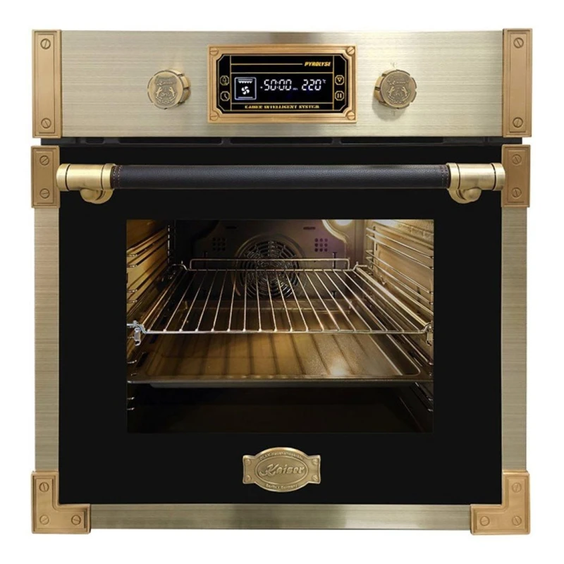 Image of Kaiser Appliances Art Deco Multi 9 60cm Electric Oven in Black Unisex
