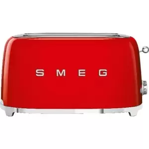 Image of SMEG 50s Retro TSF02RDUK 4 Slice Toaster