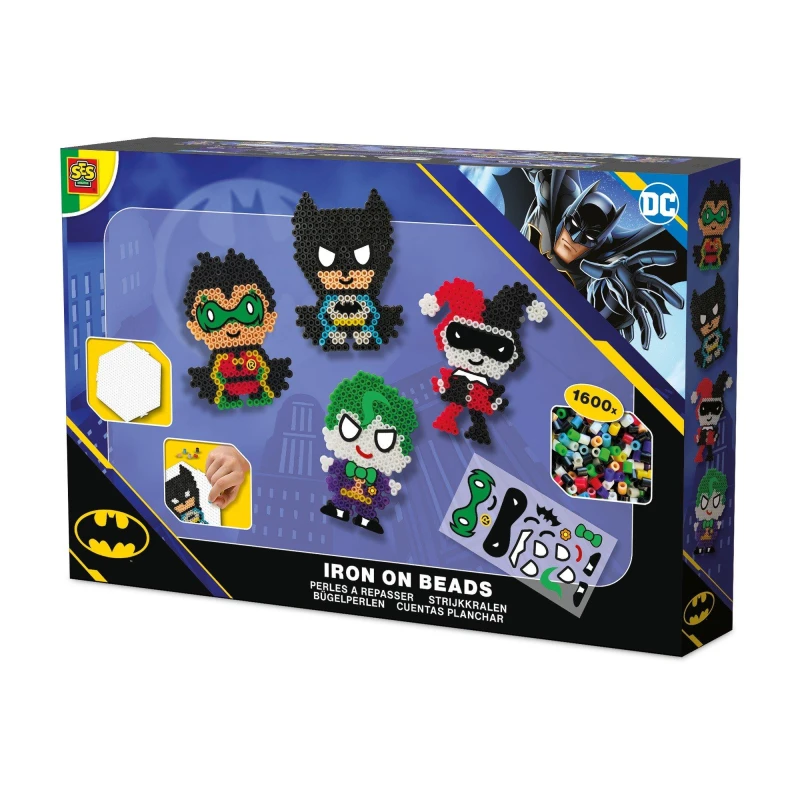 Image of SES Creative DC Batman - Iron on beads set figures Multi unisex One Size