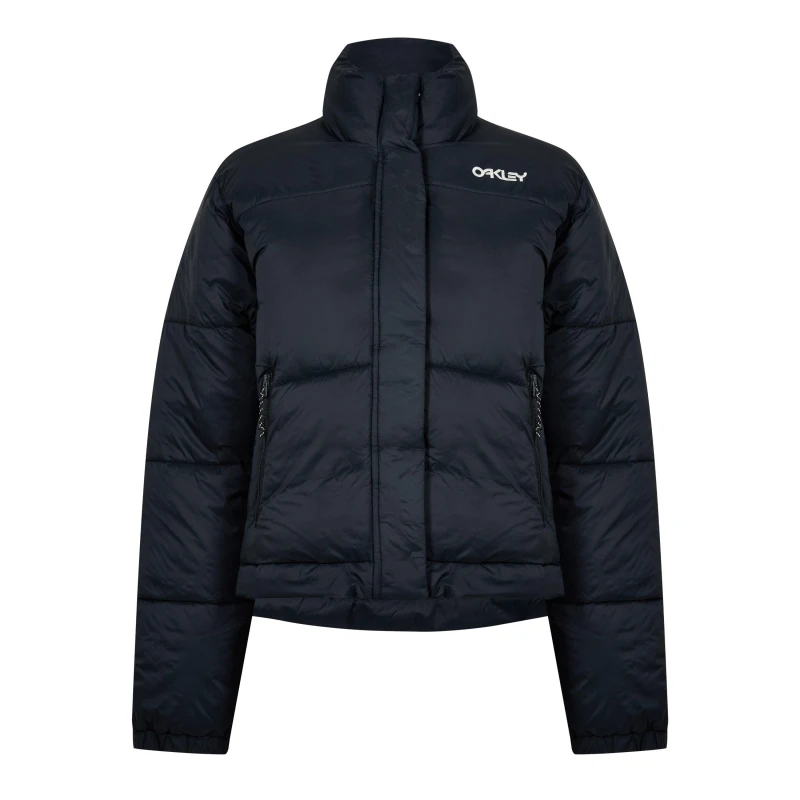 Image of Oakley Puffer Jacket Womens - Black 8