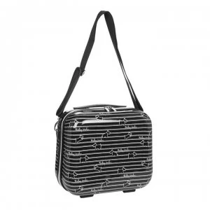 Image of Radley Vintage Dog 8 Wheel Ink Dog Stripe Suitcase