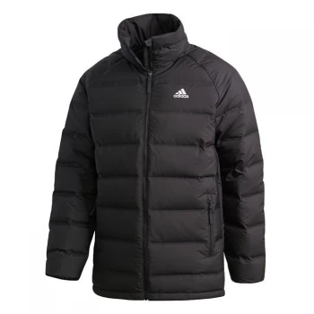 Image of adidas Helionic Mid-Length Down Jacket Mens - Black