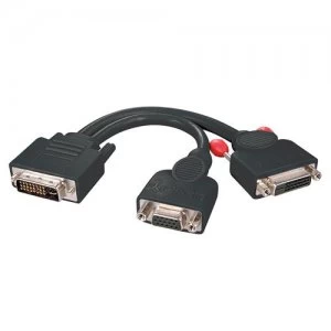 Image of Lindy DVI-I - VGA/DVI-D VGA/DVI-D Black