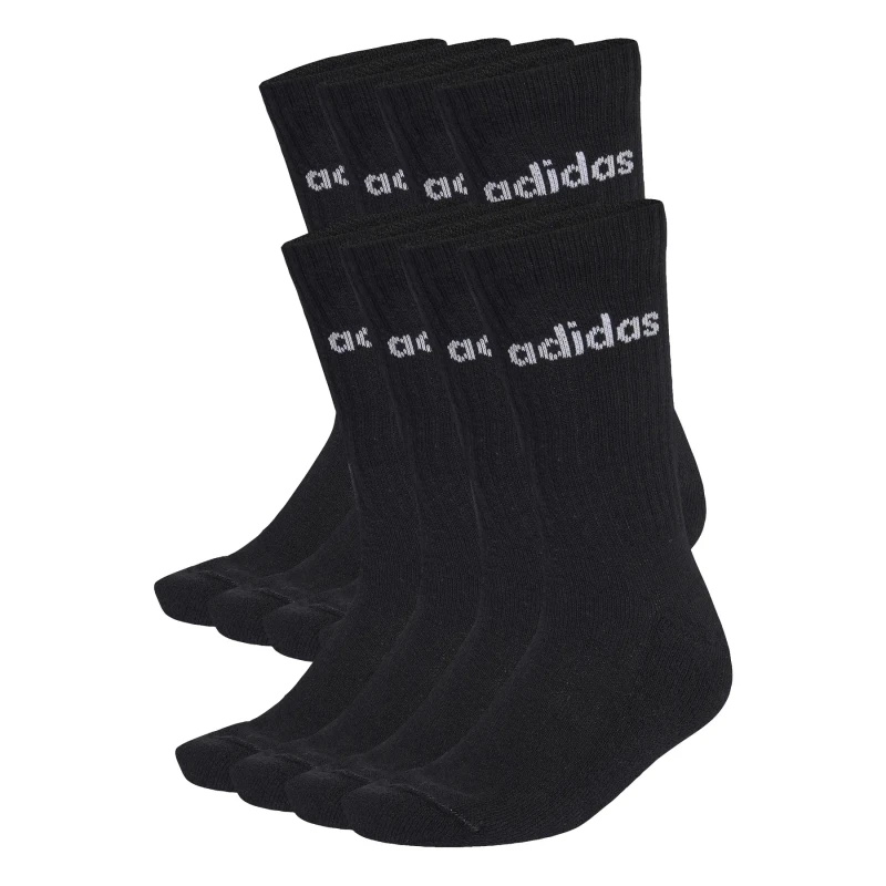 Image of Adidas Children's socks adidas Linear (x10) Noir Unisex 31/33