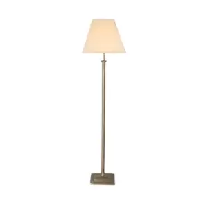 Image of Village At Home Nelson Floor Lamp - Antique Brass