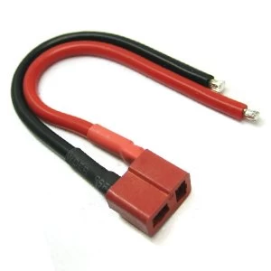 Image of Etronix Female Deans Plug With 10Cm 14Awg Silicone Wire