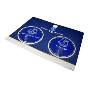 Image of Everton Robe Hook Sign 2 Pack