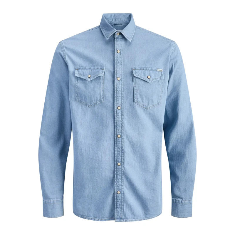 Image of jack & jones Long sleeve shirt Jack & Jones Sheridan Bleu Male L