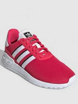 Image of Adidas Originals La Trainer Lite Junior Trainers - Pink/White