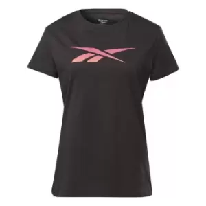 Image of Reebok Vector T-Shirt Womens - Black