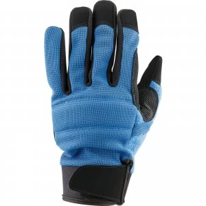 Image of Draper Work Gloves Black / Blue L