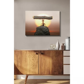 Image of Kanvas Tablo (50 x 70) - 261 Multicolor Decorative Canvas Painting